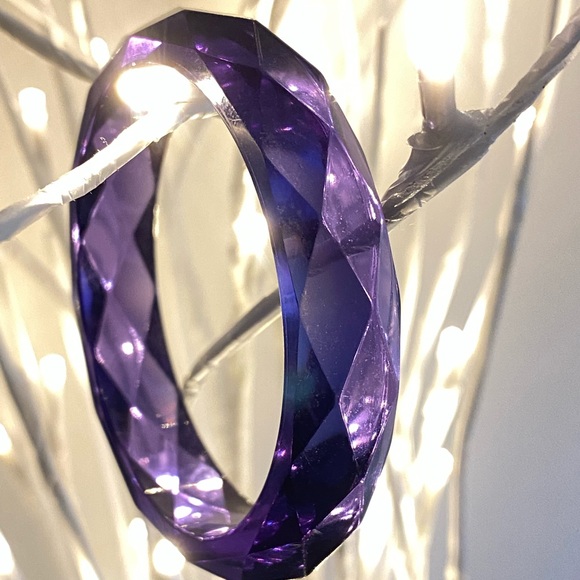 Purple / Vintage ladies Bangle - Picture 4 of 5